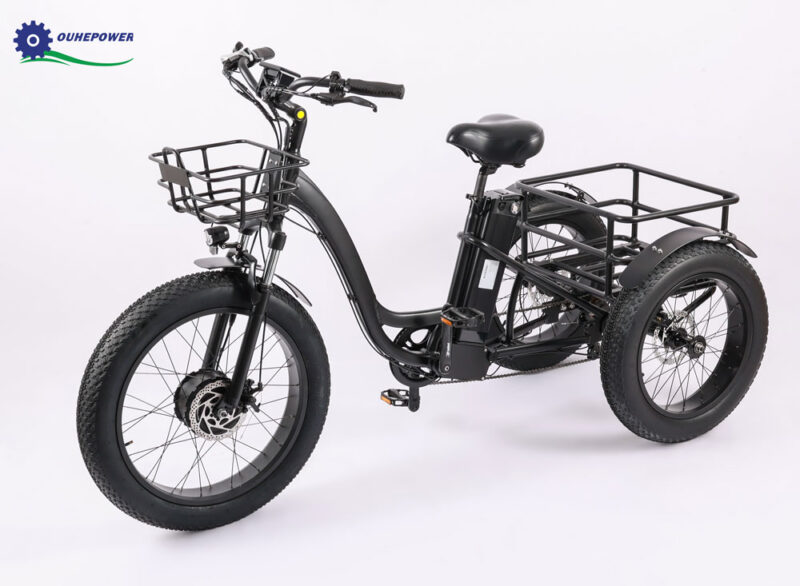 front drive electric tricycle