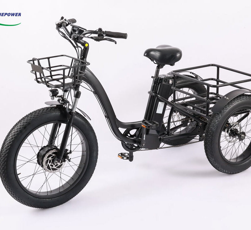 front drive electric tricycle