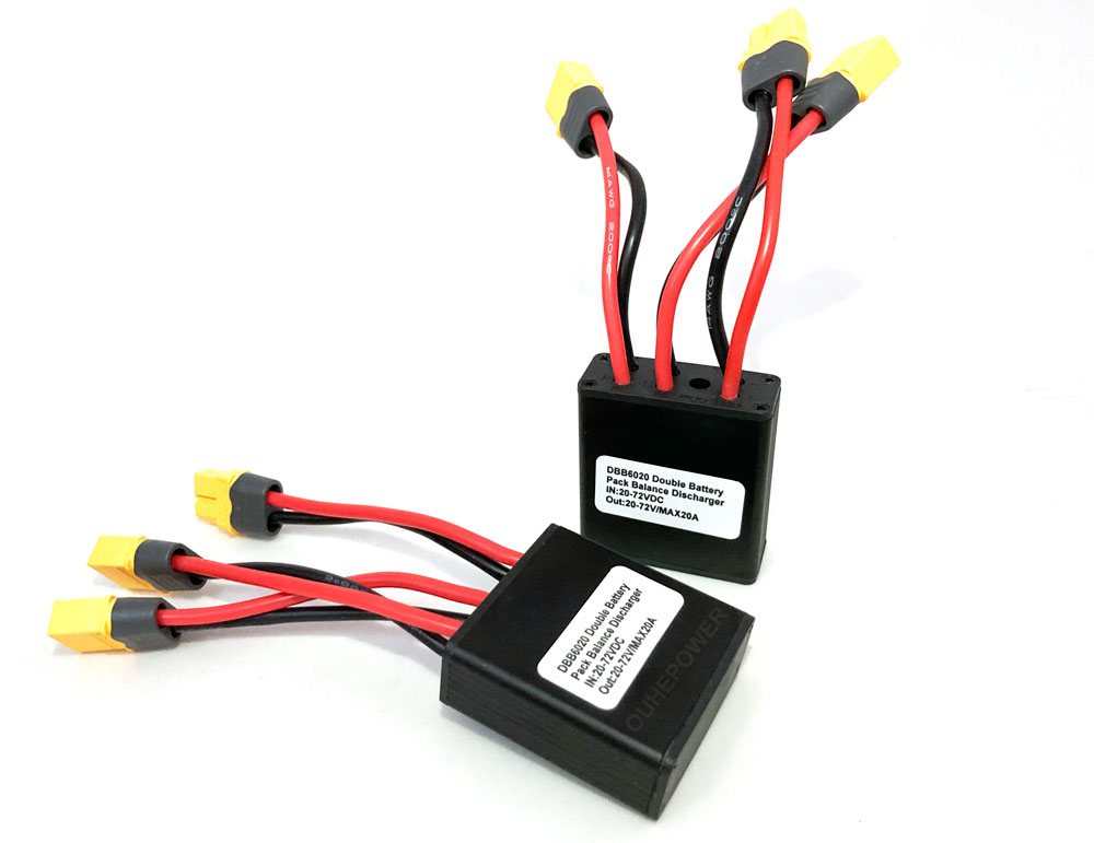 Dual battery discharge converter